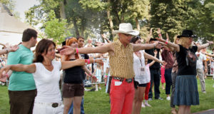 taniec linowy country