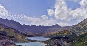 panorama doliny pięciu stawów