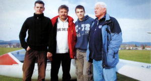 sport-lotnictwo szybujaca rodzina